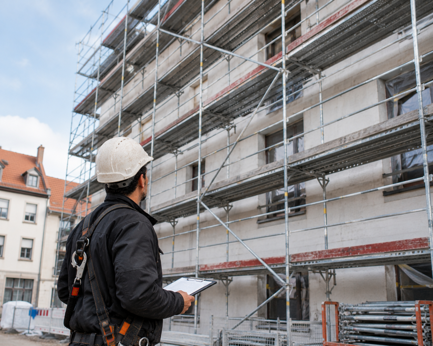 Gerüstprüfung mit Prüfprotokoll